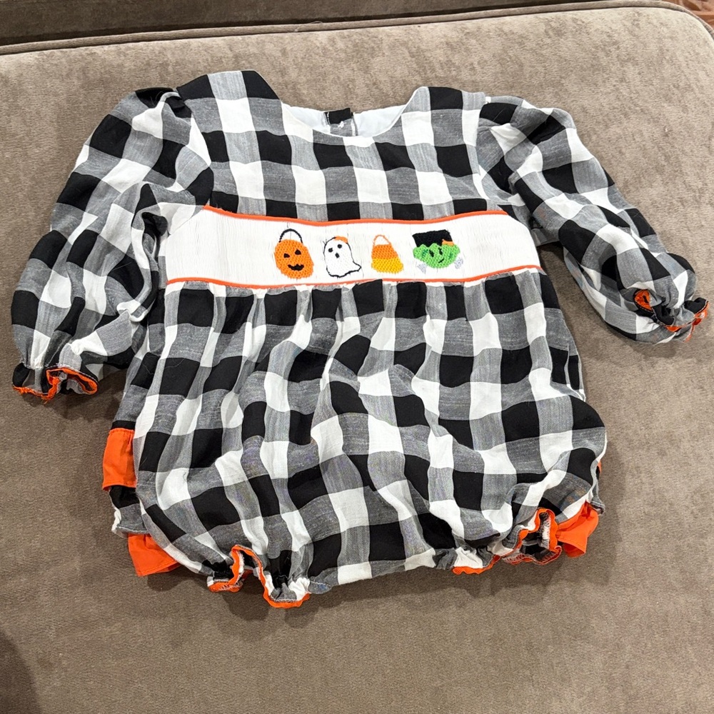 Plaid Halloween Baby Costume